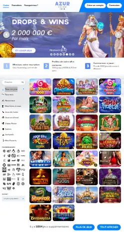 l'application et interface Win Rolla Casino