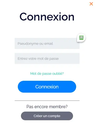 Connexion des membres du Win Rolla Casino